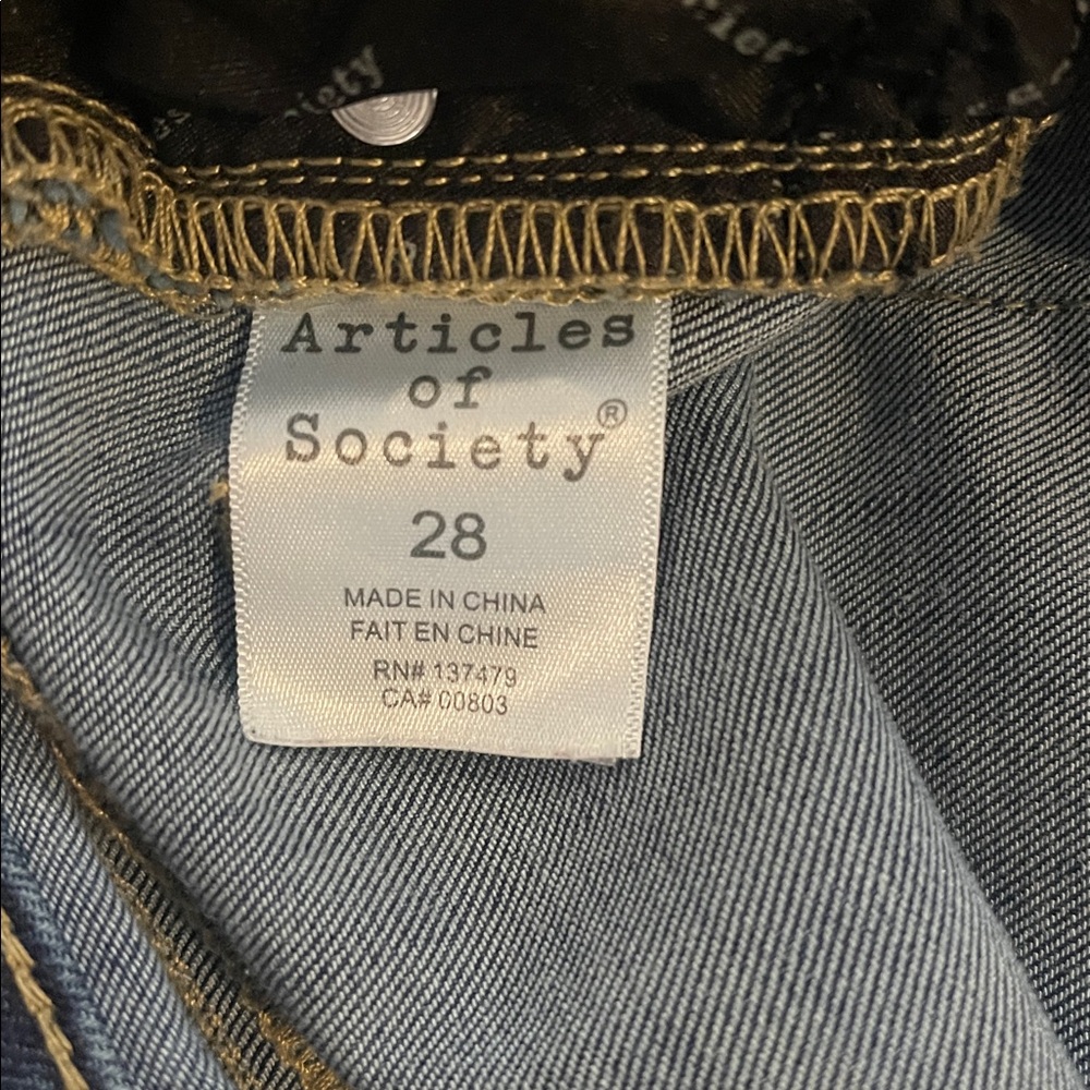 Articles of Society Skinny Jeans Sz 28 - Picture 3 of 12